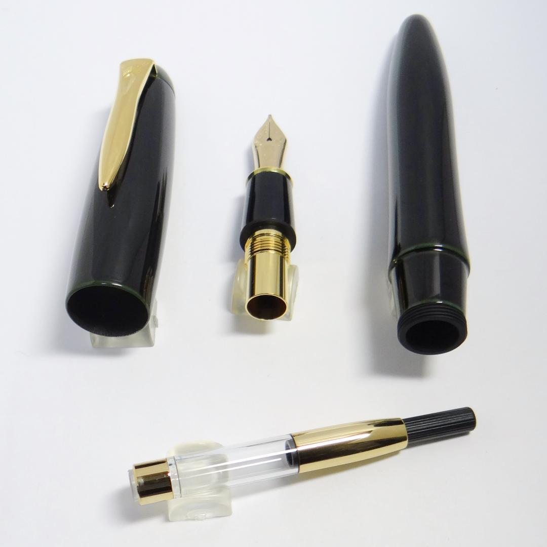 【状態良好・買得】プラチナ 万年筆 出雲 空溜　溜塗り 空溜 PLATINUM