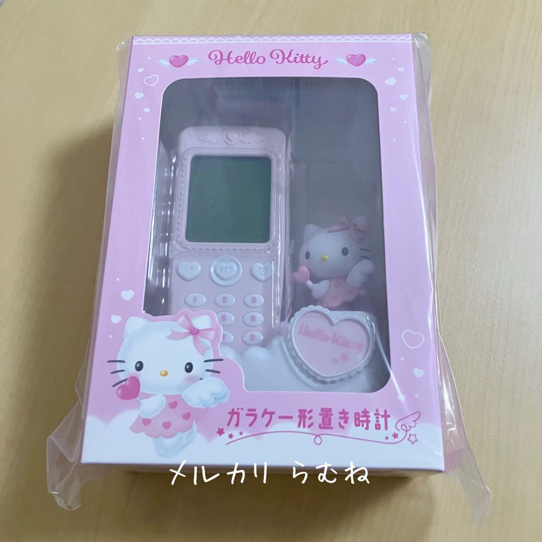 未開封 平成 サンリオ ハローキティ ガラケー形置き時計 ガラケー型