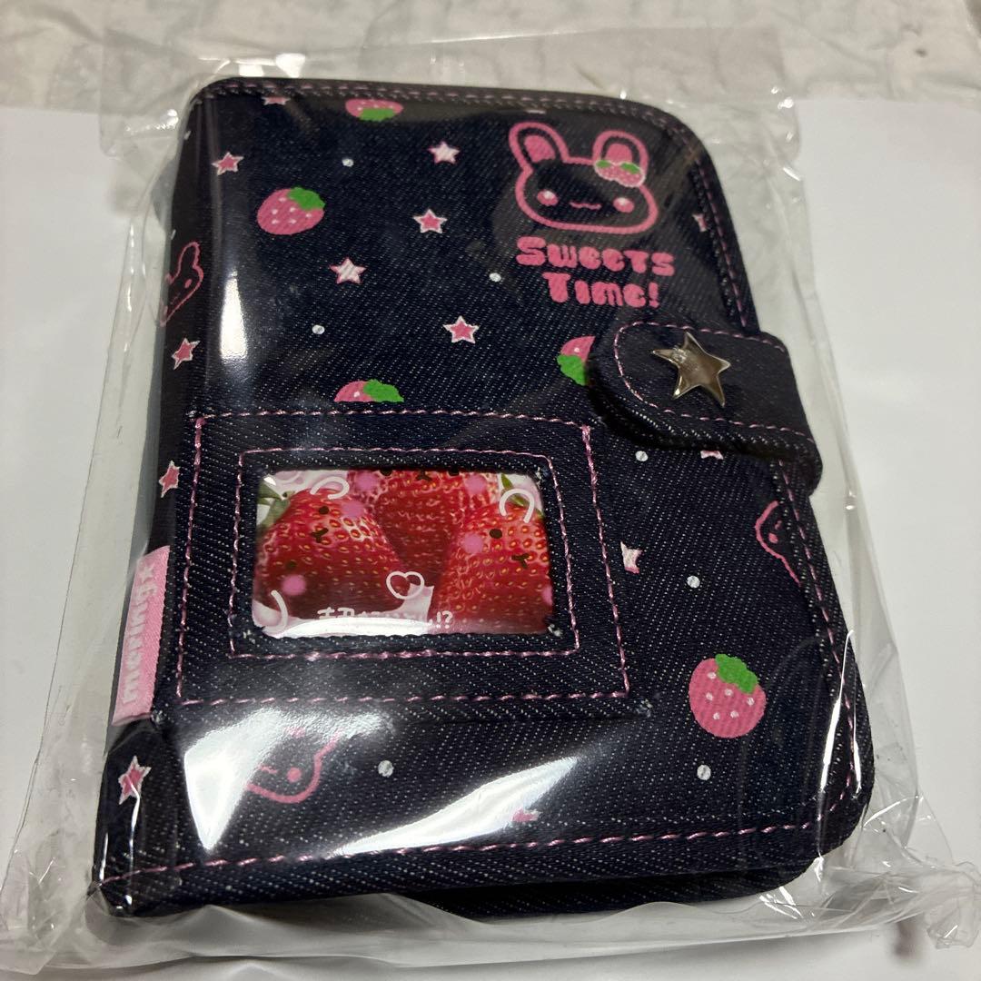 MERING メリング シール帳 デニム バインダー いちご MERING I 韓国