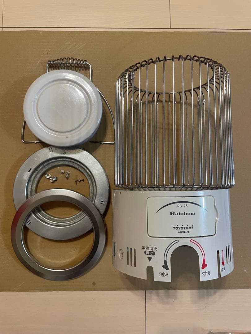 トヨトミ RB-25 レインボーストーブ 石油 ストーブ 芯◦ヒーター交換