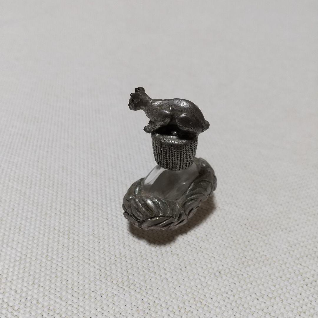 猫の小瓶 香水瓶 フランス 20世紀