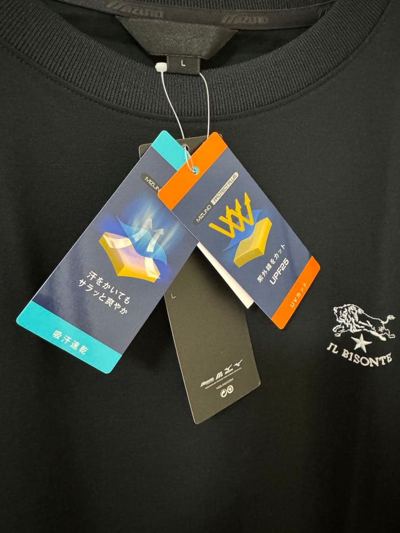 新品【イルビゾンテ×ミズノ】2025春夏/ドライクルーネックTシャツ/L