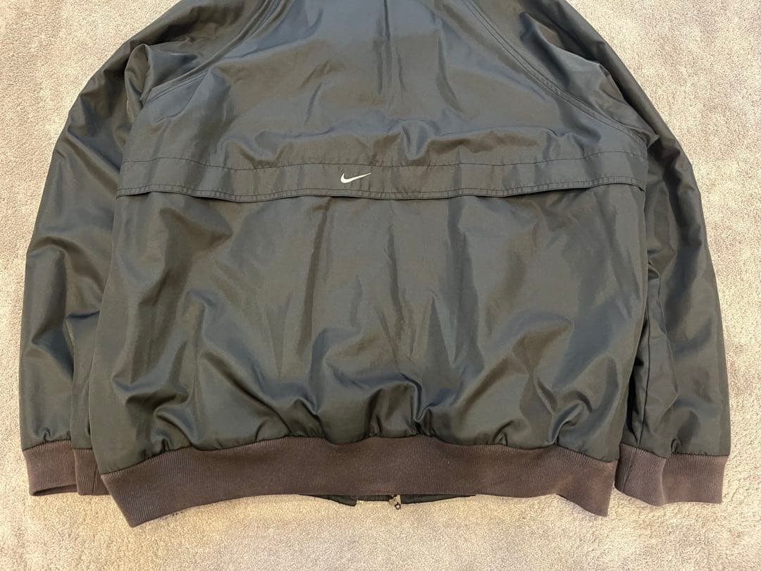 90s Nike 銀タグ フード付きナイロンジャケット XL ブラック - メルカリ
