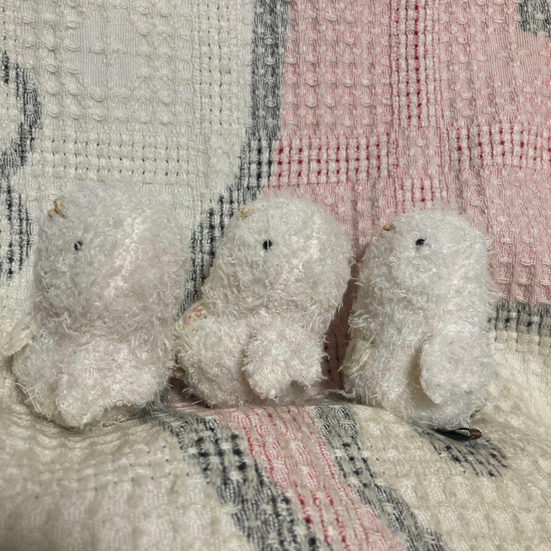 モンスイユ　ブラマンジェ　うさぎ＆ぶた＆はりねずみ＆ひよこ　6こ　ぬいぐるみ