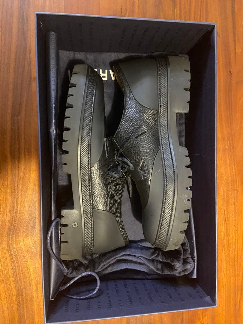 LARDINI ドレスシューズ 黒 レザー