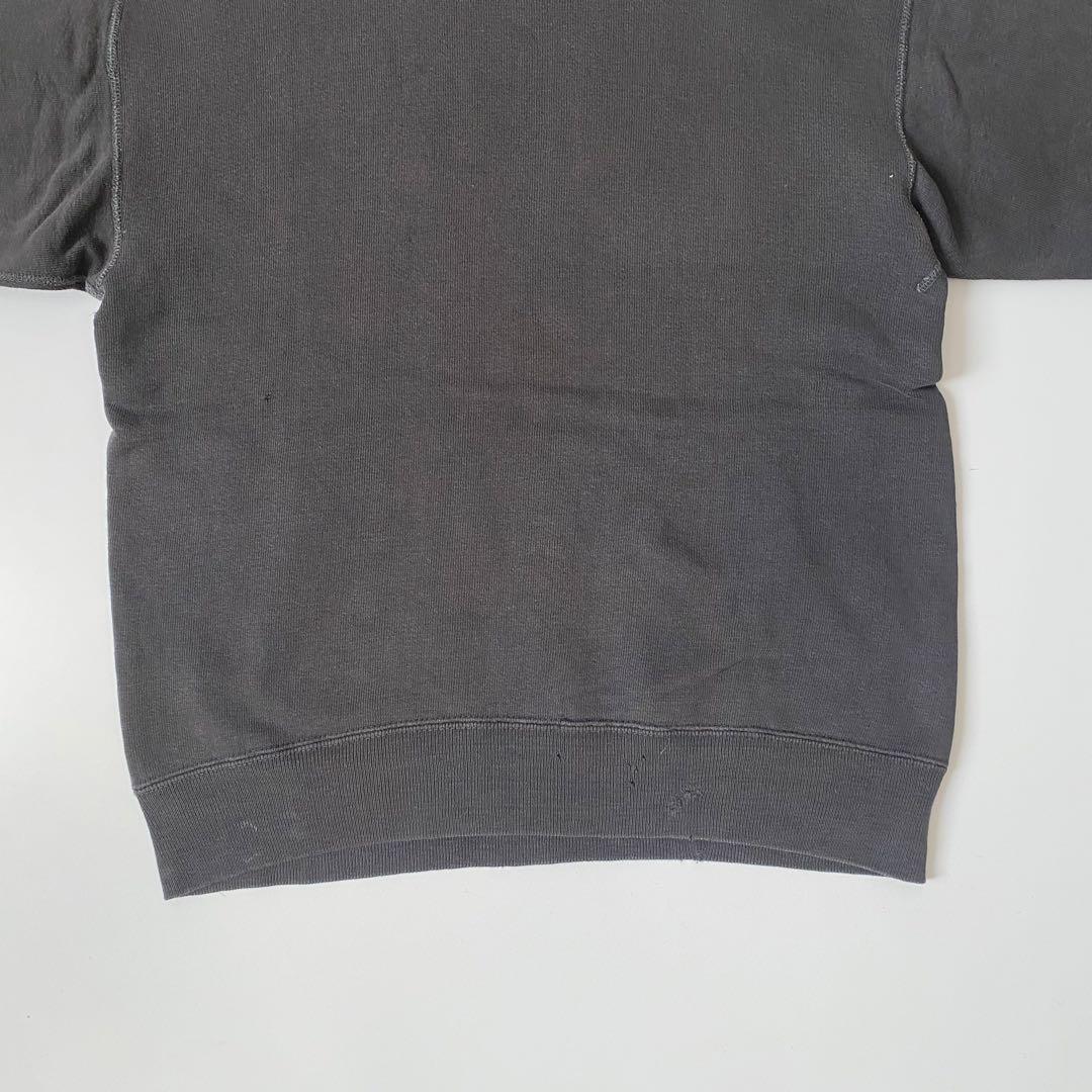 50-60s ヴィンテージスウェットフーディ フェードブラック