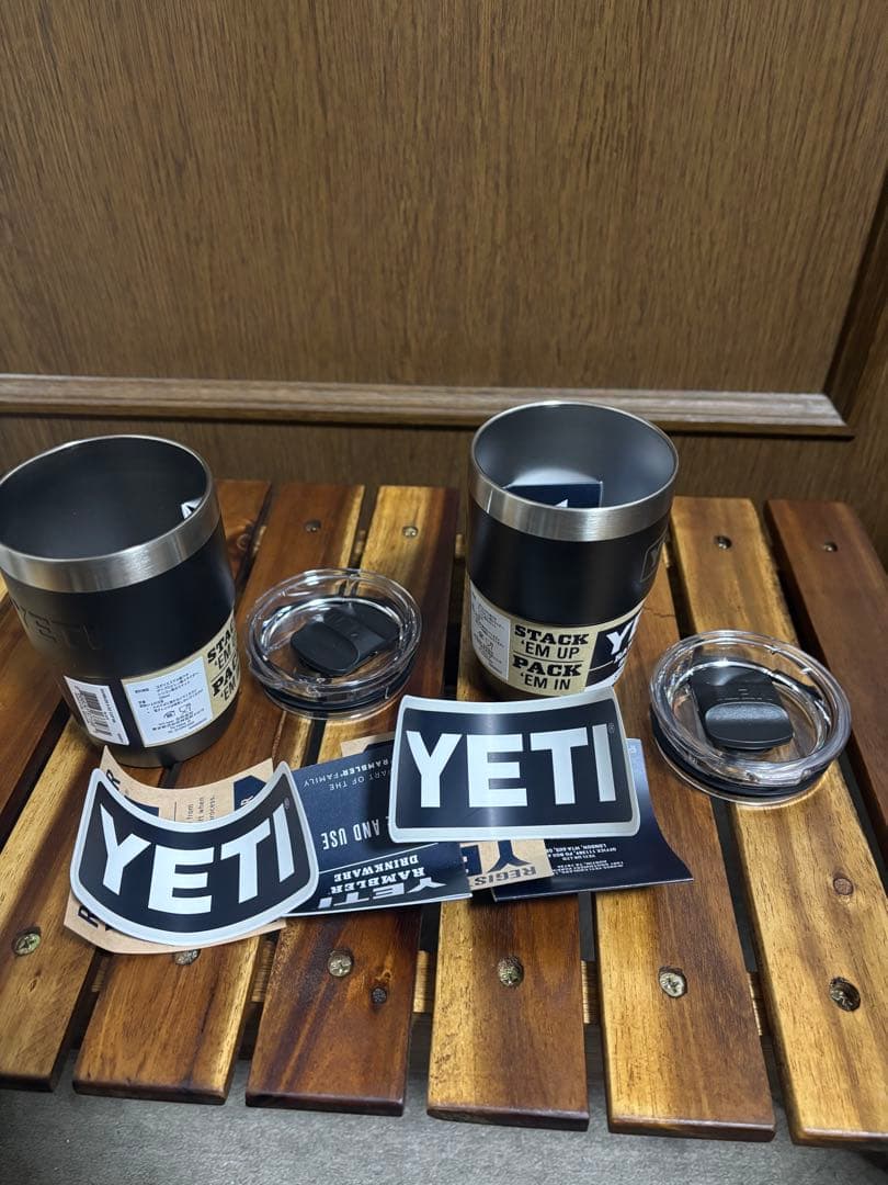 ブラック　YETI イエティ 8oz 8オンス スタッカブルカップ 約236ml