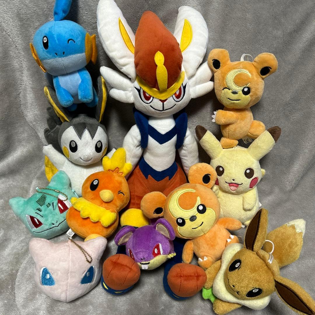 ポケモン ぬいぐるみ まとめ売り ストラップ キーホルダー