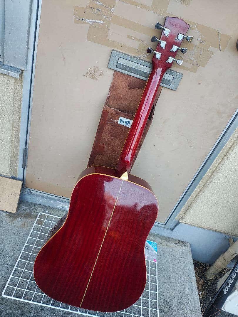 美品 Hummingbird PU付エレアコ G社シール2枚 USAストラップ