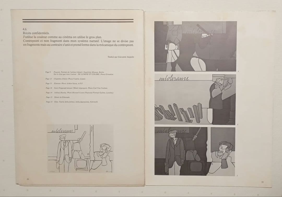 ヴァレリオ・アダミのルミロワール誌第220号1976年リトグラフ3点入