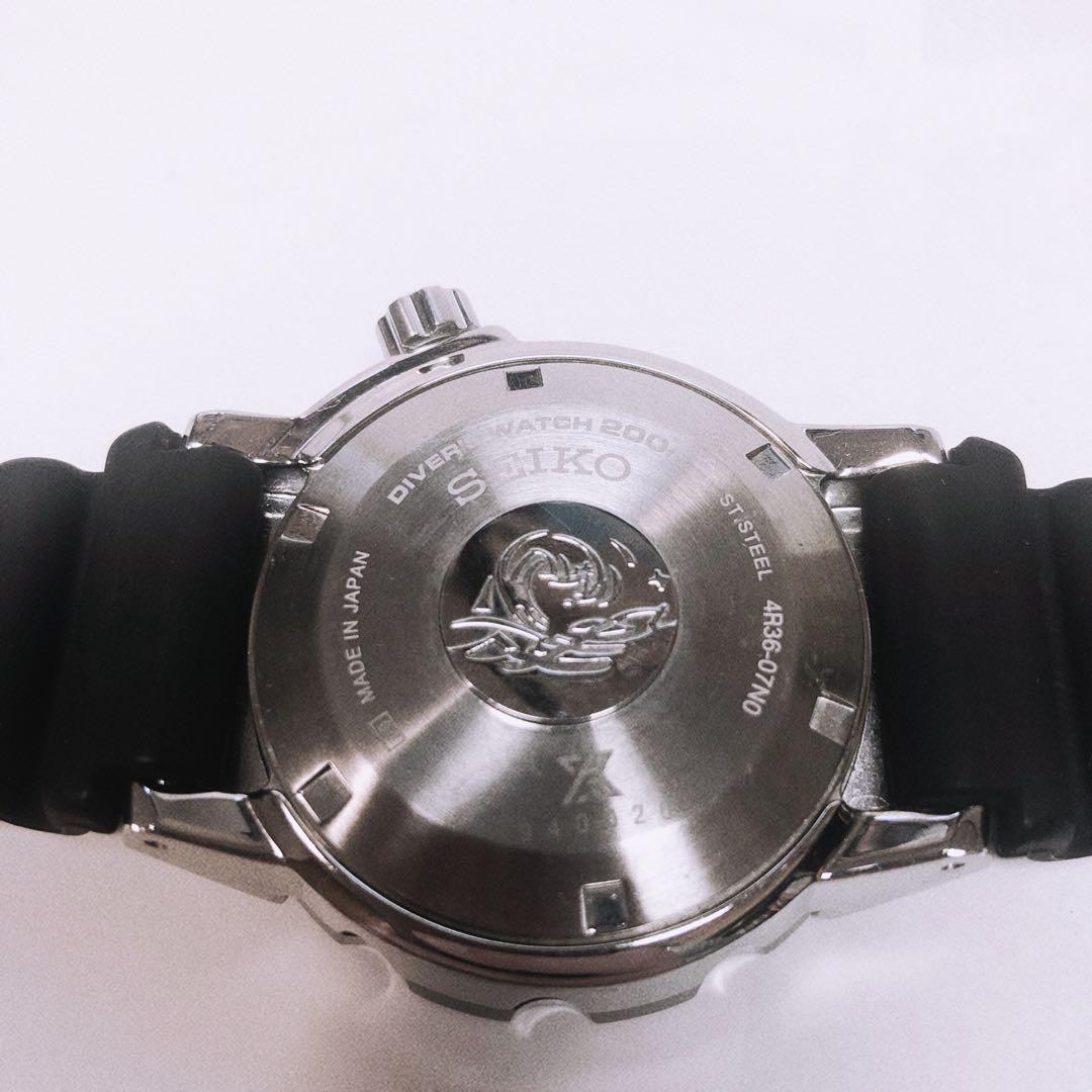 SEIKO SBDY035 4R36-07N0 モンスター 自動巻 ブラック