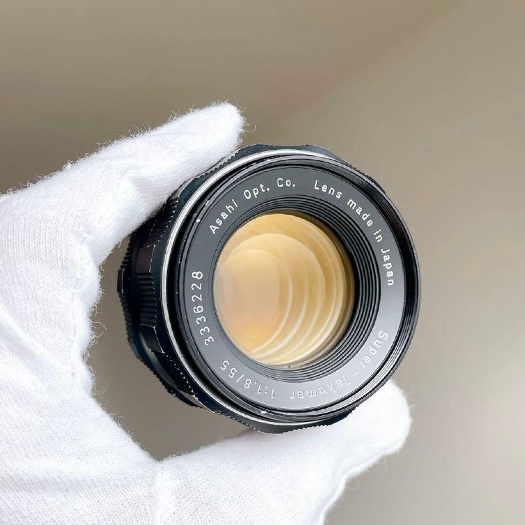 虹色美フレア】 Super Takumar 55mm f1.8 整備済 m42 - メルカリ