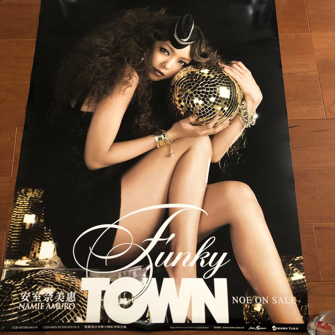 ➄激レア 新品 安室奈美恵 販促 告知 ポスター B2 Funky Town