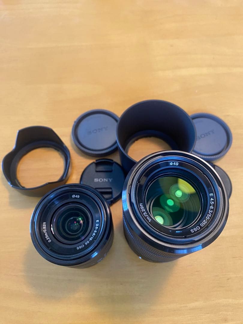 SONY SEL1855とSEL55210 SONY SEL1855とSEL55210