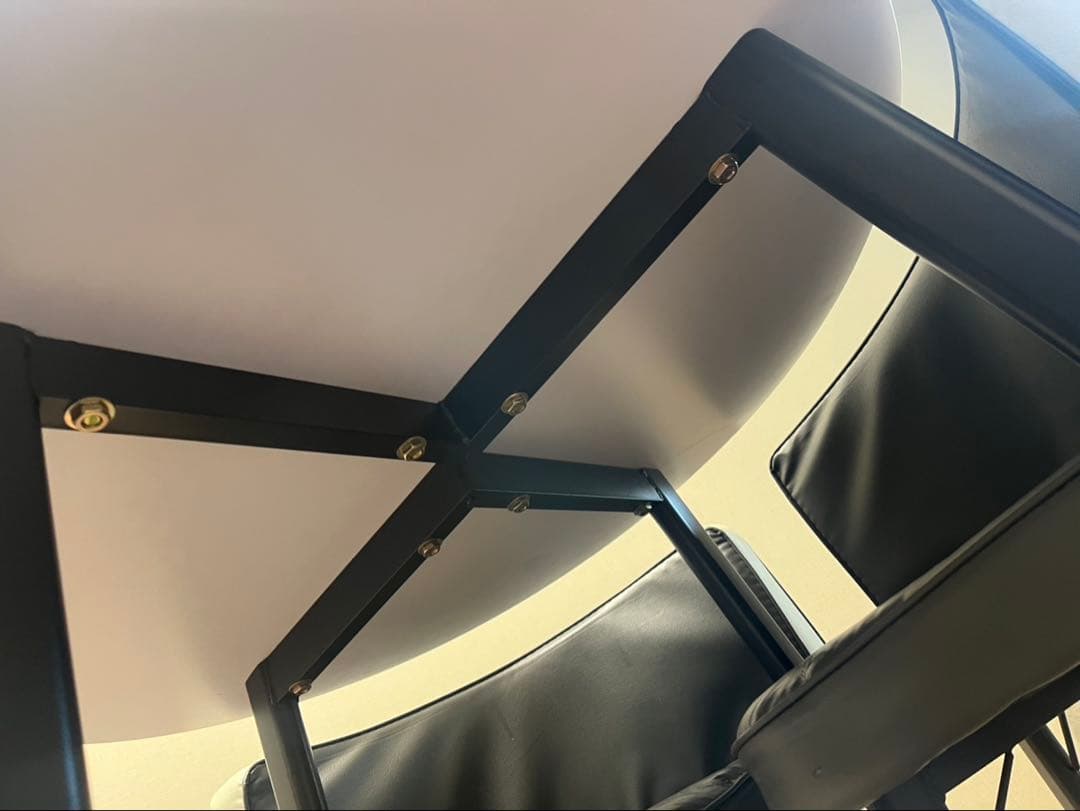 円形　ダイニングテーブル　大理石調　椅子セット