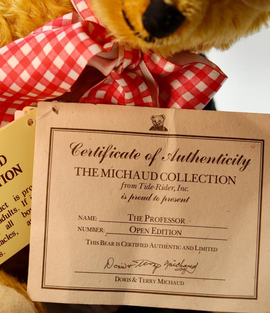 The Professor テリーとドリス・ミショーの指導DEANSテディベア 美術品