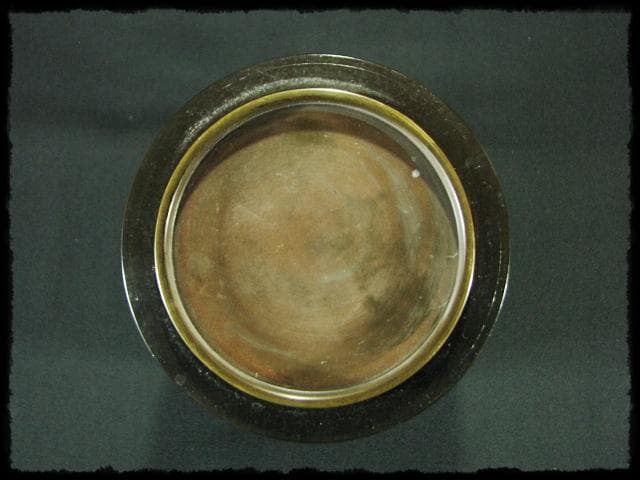 累座 唐銅 皆具 鎌谷 宗芳 擂座 水指 建水 杓立 蓋置 茶道具 f174