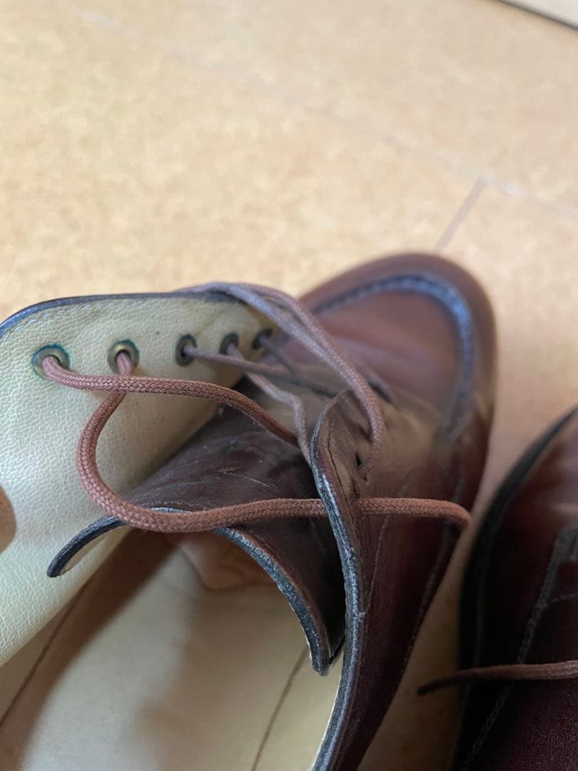 パラブーツ　シャンボード　カフェ　UK8.5 シューツリー付き　良革質