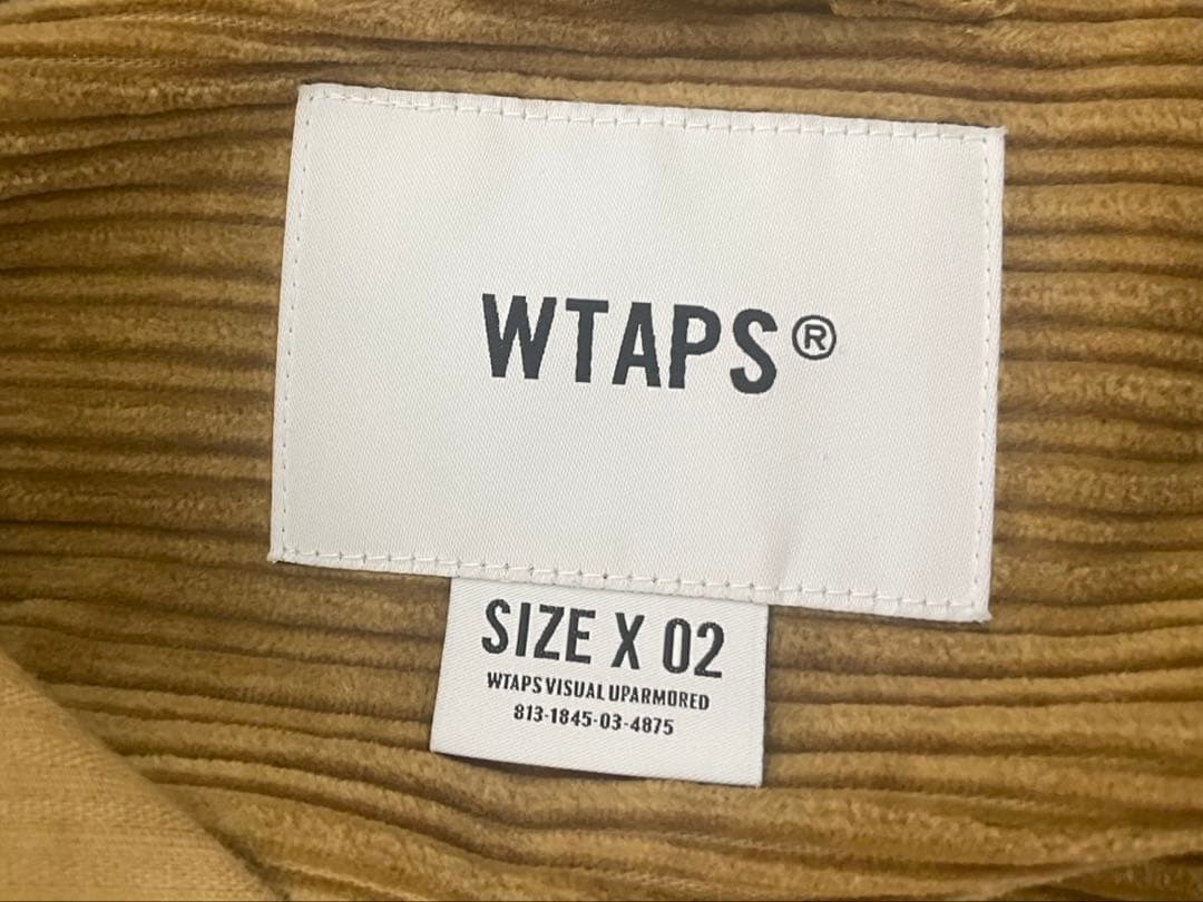 WTAPSダブルタップス 2021AW CORDUROY コーデュロイ シャツ