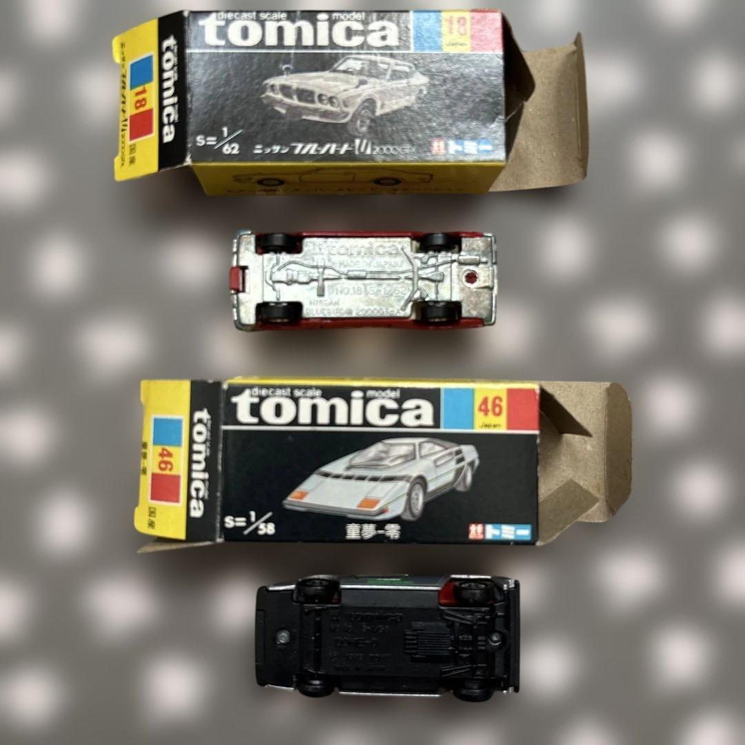 黒箱トミカ全て日本製、6台セット当時物