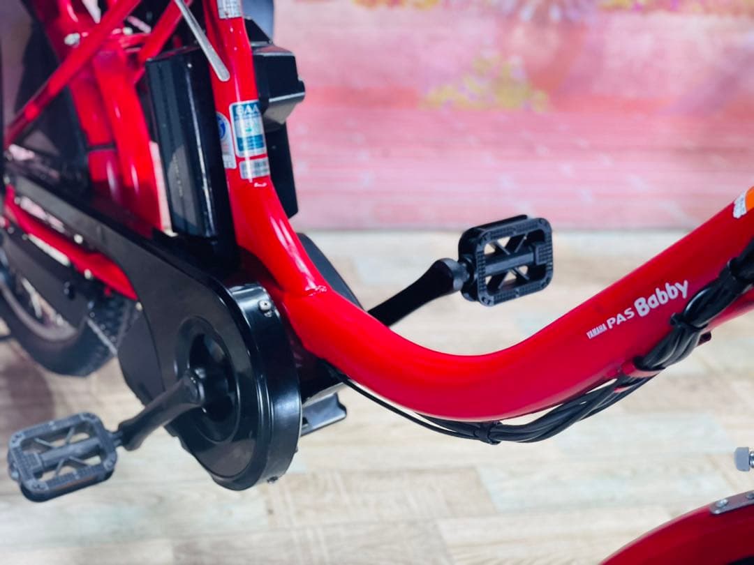 K2617 電動自転車ヤマハ パスバビー 子供乗せ 20インチ レッド