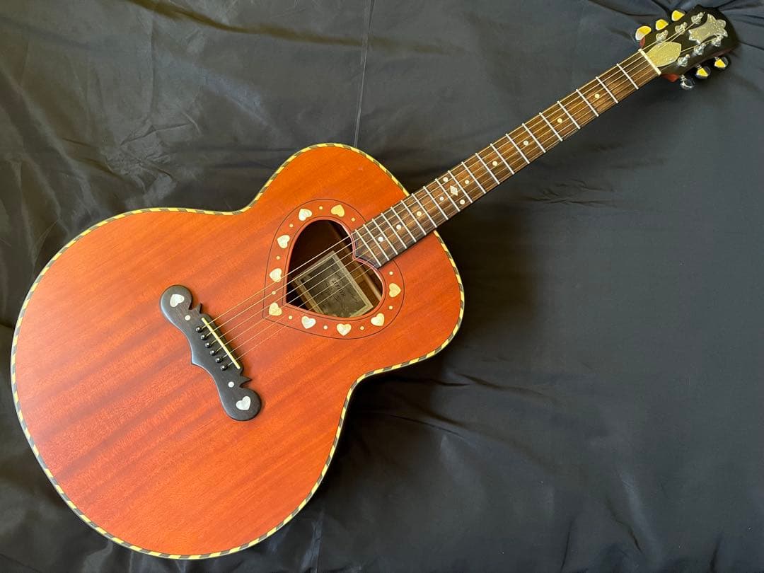 激レアZEPHYR ZAC-60アコースティックギターほぼ未使用ケース付き 激レアZEPHYR ZAC-60アコースティックギターほぼ未使用ケース付き