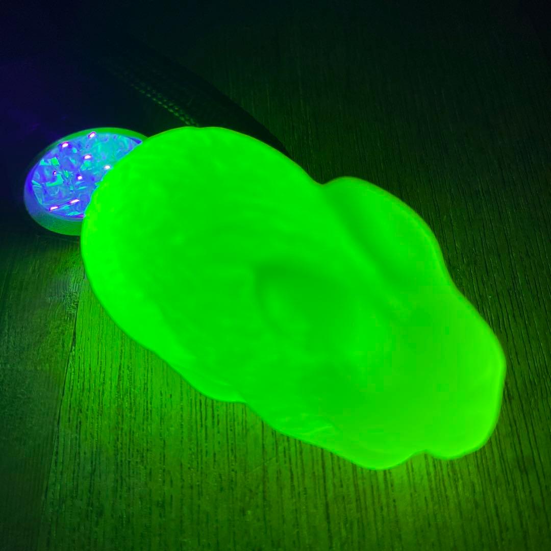 骨董時代ガラスプレス磨りガラス兎フィギュリン文鎮ウランガラス