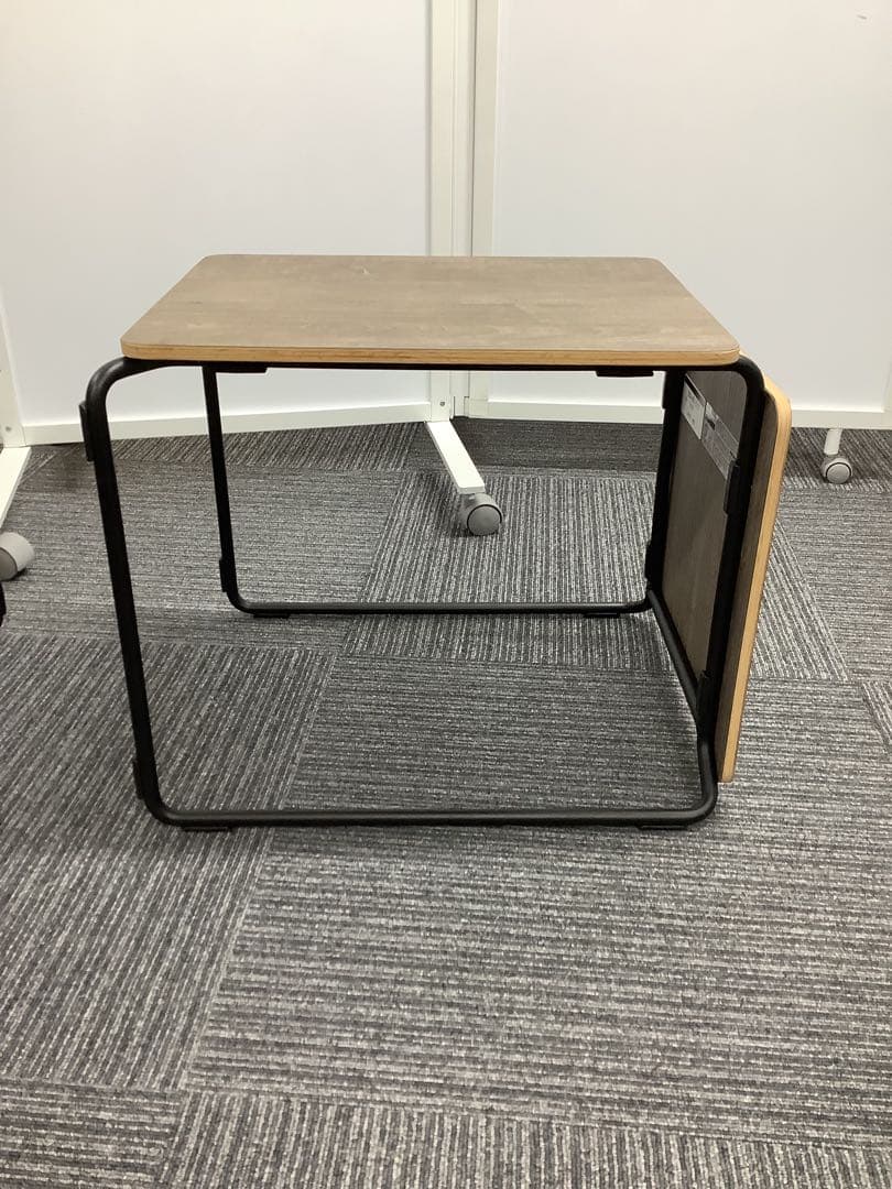 【3脚セット】イトーキ ノットワーク サイドスツール 木製什器 KLU-401