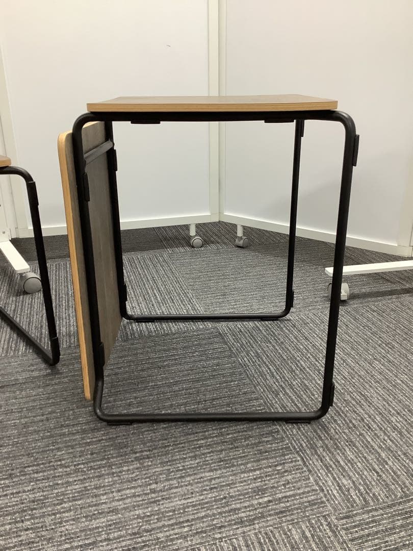 【3脚セット】イトーキ ノットワーク サイドスツール 木製什器 KLU-401