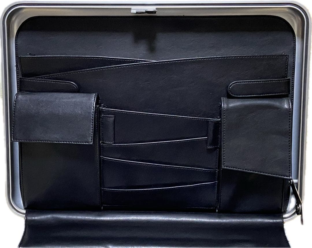 美品 ゼロハリバートン スリム アタッシュケース アルミケース ビジネス バッグ