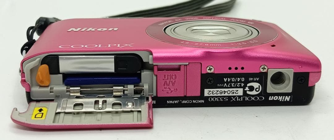 Nikon coolpix S3300ピンク 充電器、SDカード、バッテリー付き