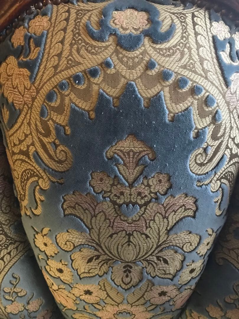 ソファ ダマスク柄 高級 応接間 アンティーク ビンテージ