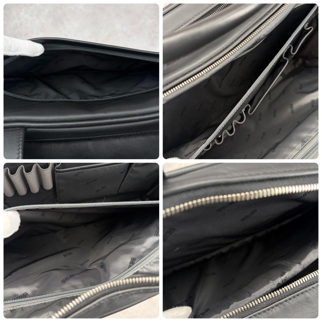 【美品】ブリー 2way ブリーフケース ビジネスバッグ 本革 書類鞄 ブラック