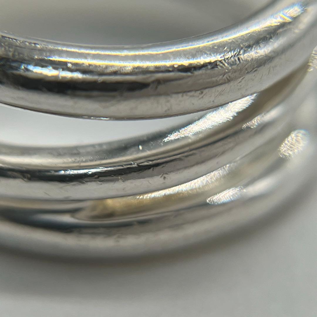 ティファニー TIFFANY ダイアゴナルリング 12号 SV925