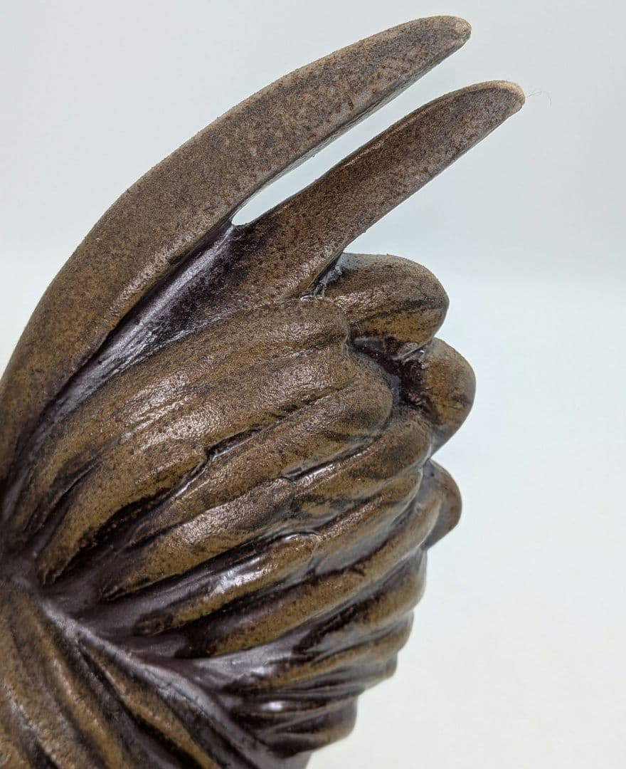 武用君彦 備前焼 干支置物「癸酉」 共箱共布栞 酉年 鶏 ニワトリ