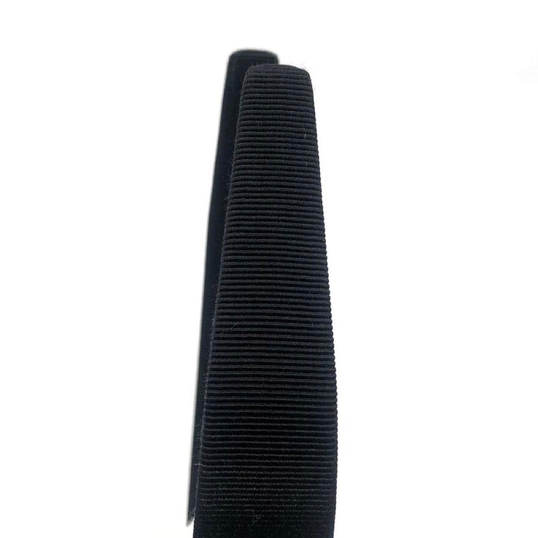 未使用級✨フェラガモ カチューシャ　ヴァラリボン　ビジュー ブラック