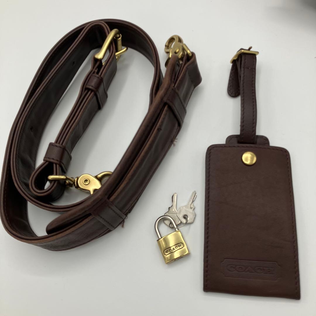 希少】COACH レザー ボストンバッグ 2way 0599