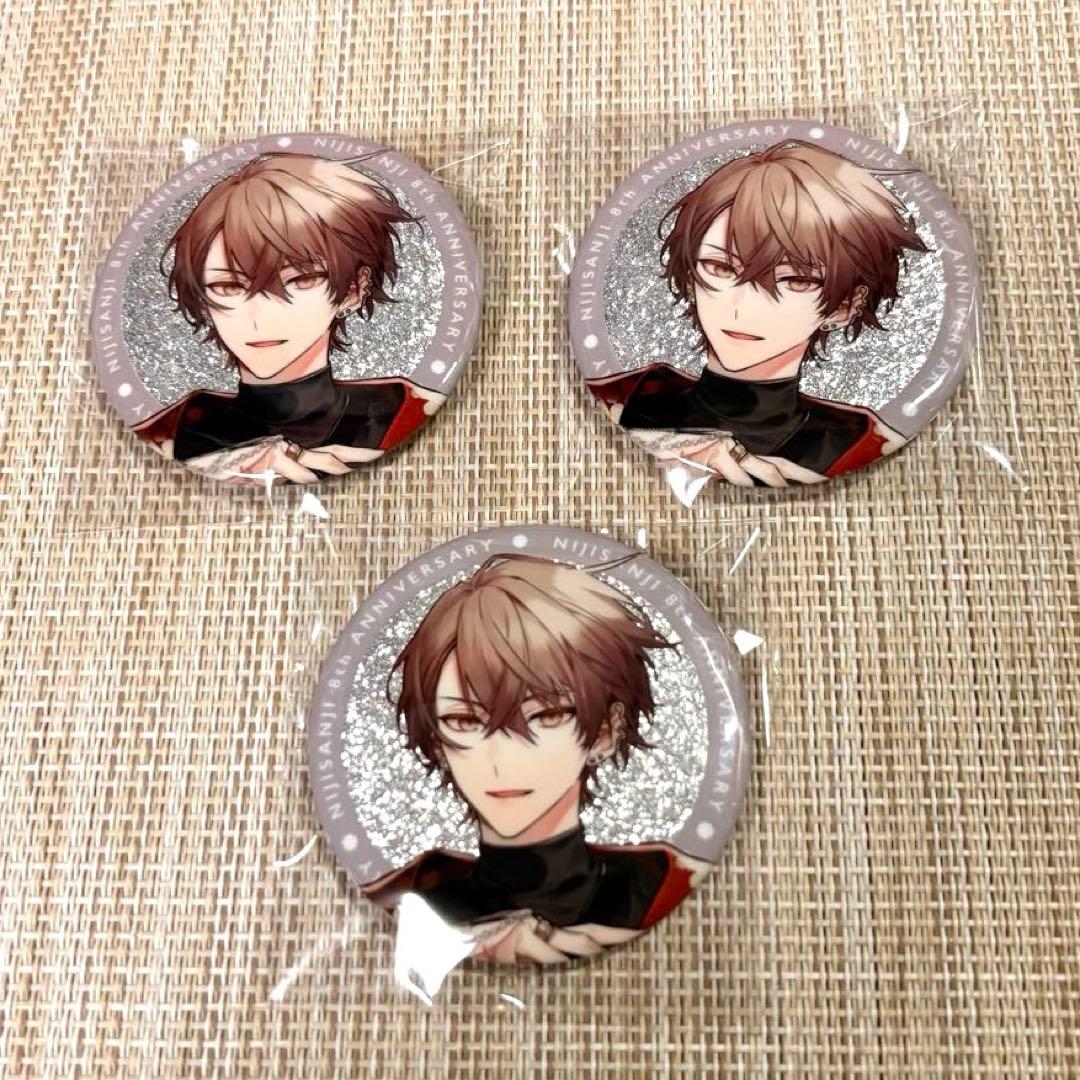 にじさんじ 8周年 グリッター缶バッジ 加賀美ハヤト 3個セット - メルカリ