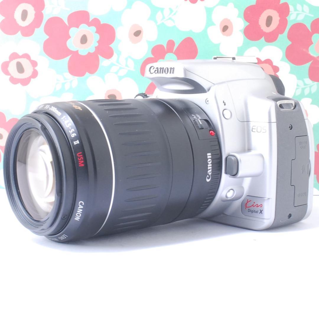 キャノン Canon kiss X⭐️スマホに転送⭐️望遠レンズ付⭐️初心者でも
