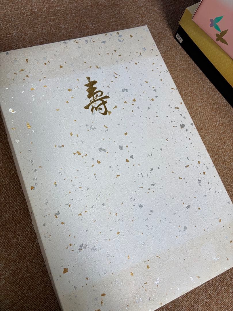 7歳七五三着物 赤色 花柄刺繍モチーフ付き　全セット