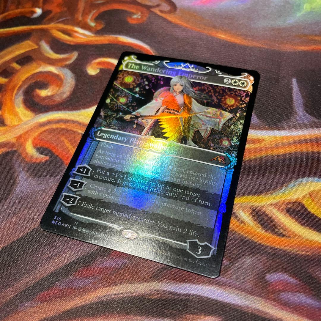 放浪皇/The Wandering Emperor foil mtg The Wandering Emperor NEO EN