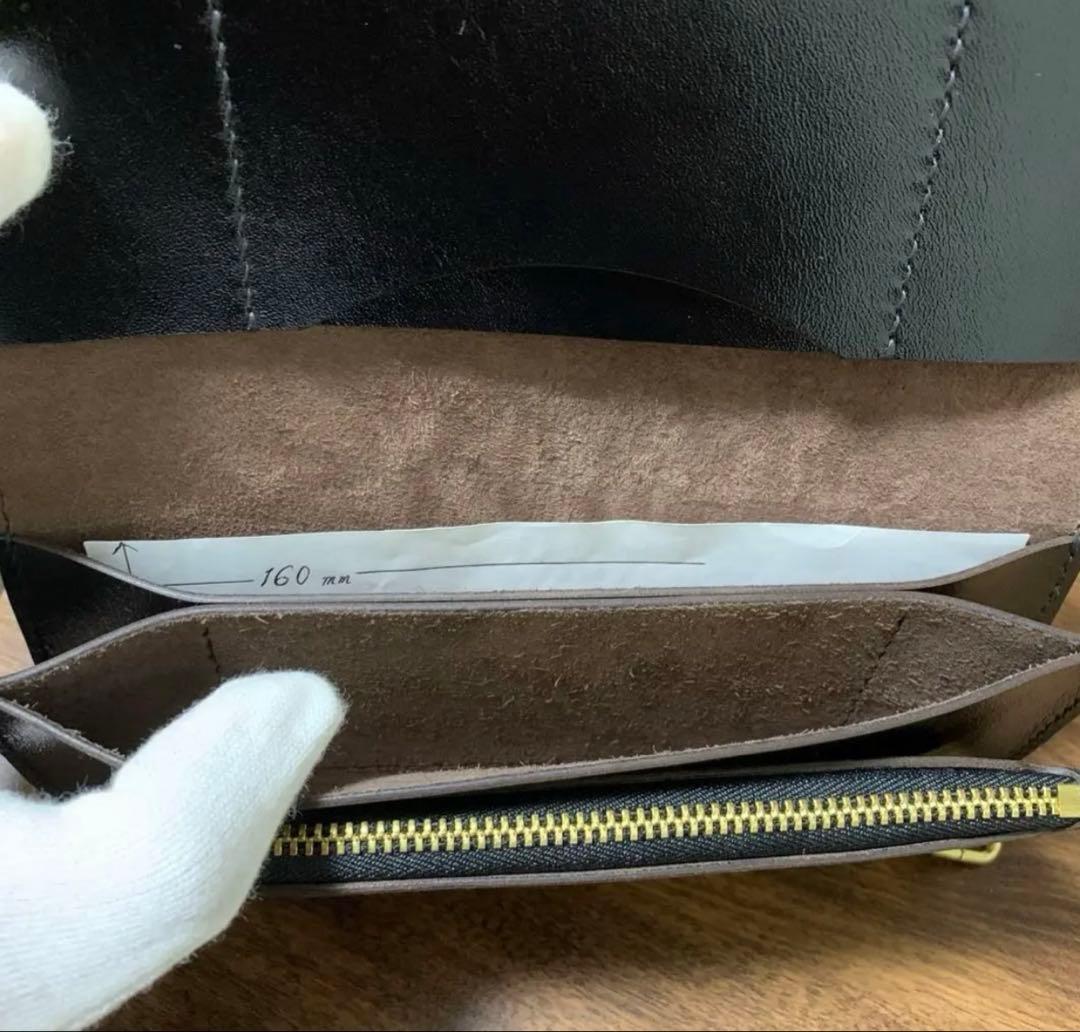 トラッカーウォレット　ホースハイド　ロング　handmade CLA001