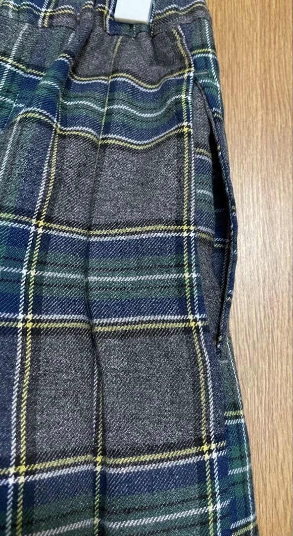 【未使用！】ubasoku ウバソク　チェックキュロットパンツ