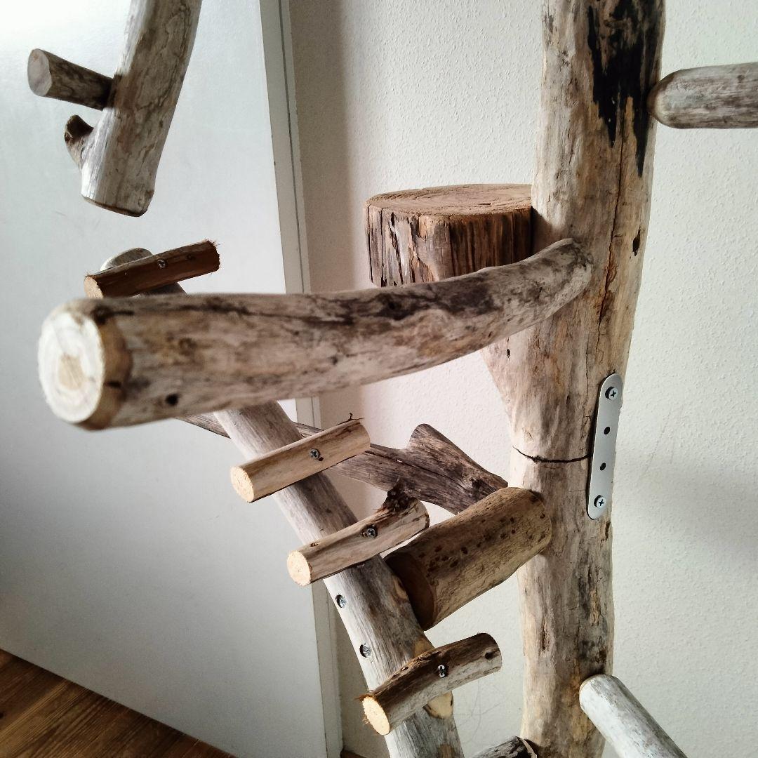 バードアスレチックジム大型 ㊹ 天然木 自然木 流木 止まり木 インコ