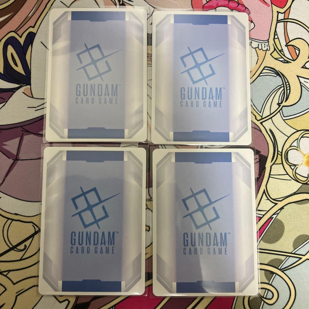 ガンダムカードゲーム GCG LR＋ シナンジュ パラレル 4枚セット