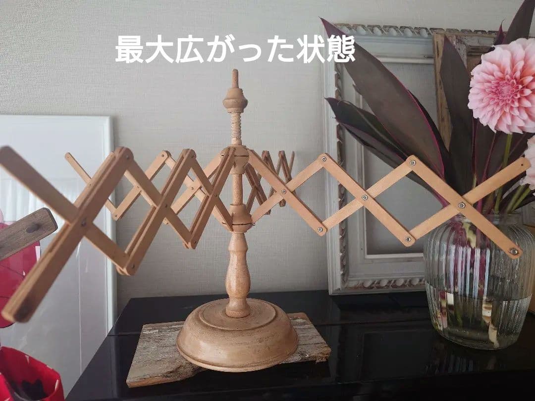 稀少ビンテージ】かせくり機 古道具北欧小物糸巻きかせ糸店舗什器