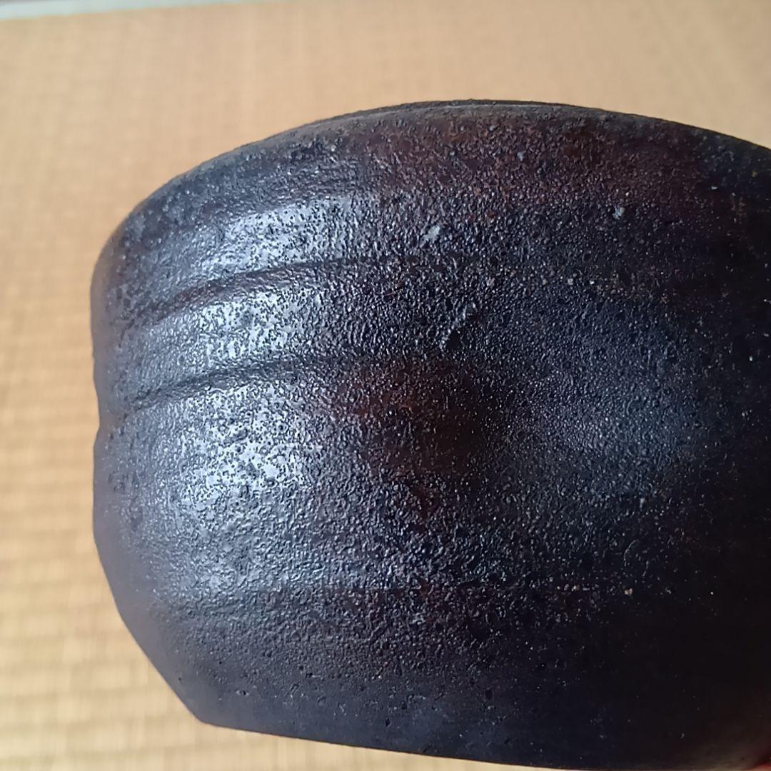 黒薩摩 丸十印 江戸末期〜明治初期 煎茶鉢／小鉢 骨董品 古