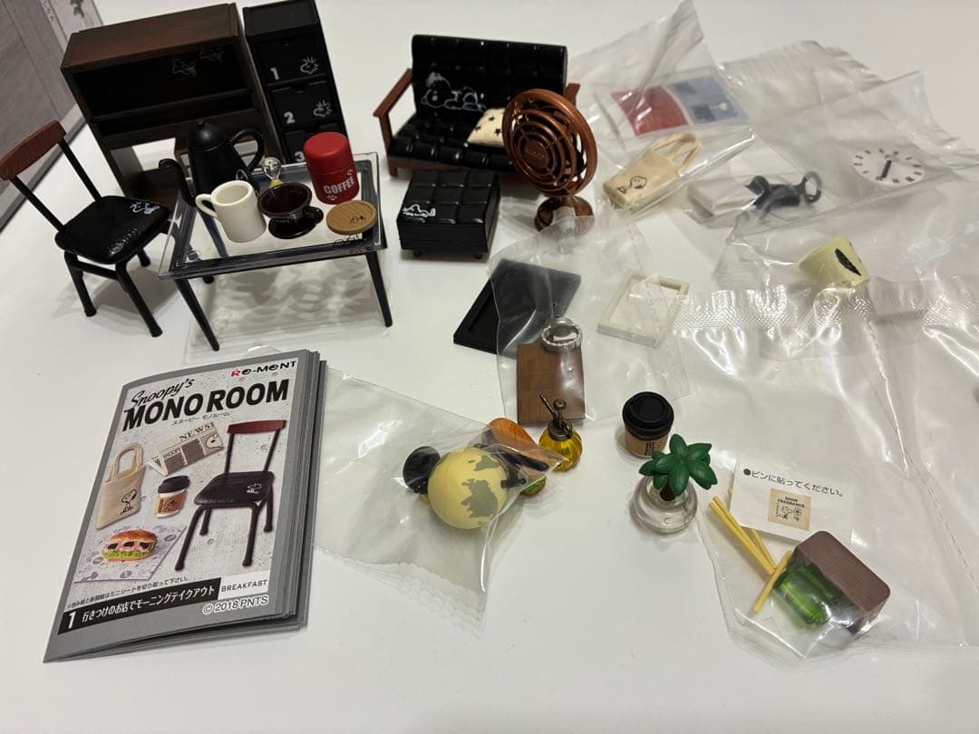 SNOOPY's MONO ROOM リーメント スヌーピー 全8種箱あり