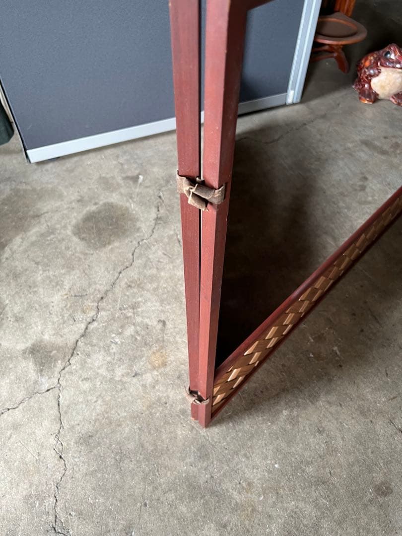 風炉先屏風 利休 茶道具 杉網代 衝立 裏千家 釜含めない