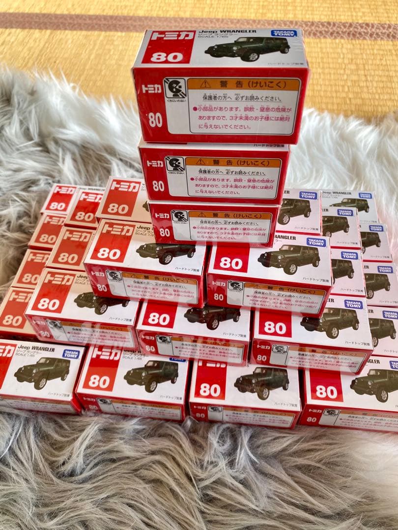トミカ No.80 ジープ Jeep ラングラー 36個入り未開封